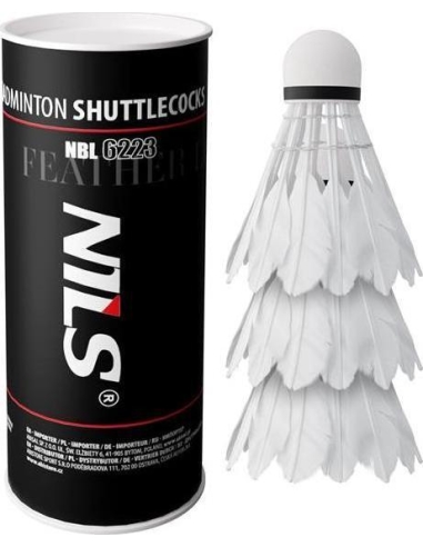 Badmintono plunksniukai Nils NBL6223, LED, 3 vnt.