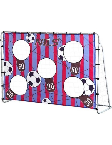 Futbolo vartai su tinklu ir taikiniu Nils NT7788 2in1