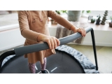 EXIT Tiggy Junior trampoline with bar ø140cm - black/green
