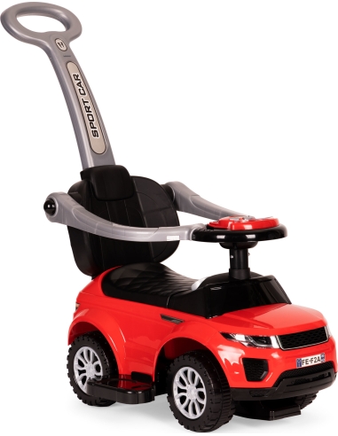Paspiriama mašinėlė su stogeliu 3in1 Multistore Super Car, raudona