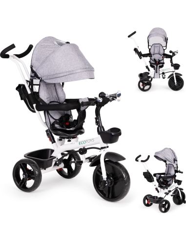 Triratukas Eco Toys, mėlynas