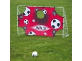 Futbolo vartai su tinklu ir taikiniu Nils BR240P 2in1